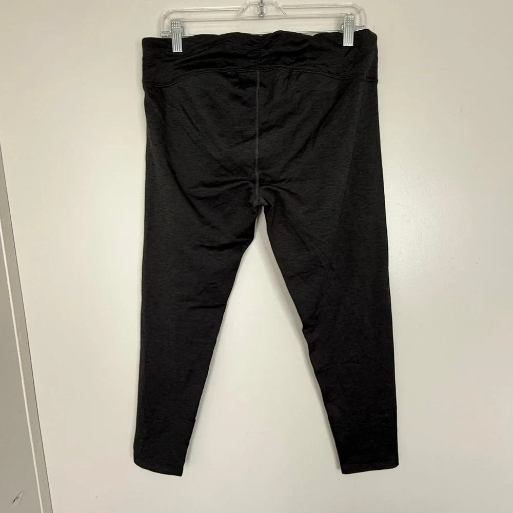 Marc New York Leggings Womens XL Performance Black Heathered High Rise Cropped - Picture 4 of 7